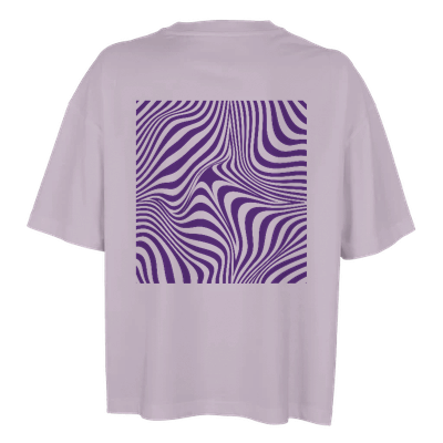 Weites T-Shirt "Wavey" aus Bio-Baumwolle