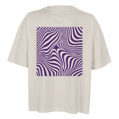 Weites T-Shirt "Wavey" aus Bio-Baumwolle